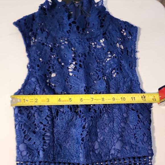 NWT PrettyLittleThing Blue Sheath Midi Dress - Picture 5 of 8